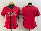 Youth San Francisco 49ers Blank Red With Patch Cool Base Stitched Baseball Jersey,baseball caps,new era cap wholesale,wholesale hats